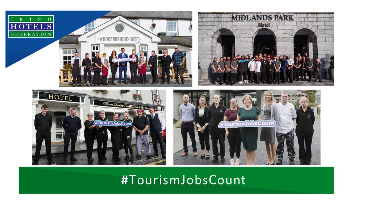 SoHotelsIreland's tweet photo. 1 in 10 jobs were supported by tourism pre-Covid. Continued supports required in #Budget2022 to sustain this vital industry. @BrianStanleyTD @CharlieFlanagan @SeanFlemingTD @CowenBarry @IHFcomms @ElainaFitzKane https://t.co/ytOKylHuMZ