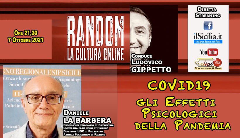 WantedPa's tweet photo. Questa sera parleremo di stress traumatico da Covid con il Prof. Daniele La Barbera  - clicca sul link per vedere la puntata.
https://t.co/d3WhKRlnsR https://t.co/TPGwhpICPZ