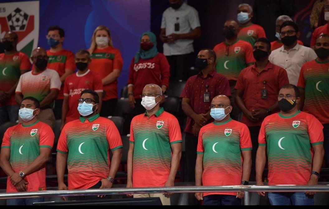 Tonight Maldives is up against Bangladesh in Malé. Fantastic game so far! Go #TeamMaldives! 🇲🇻
#RedSnappers 
#SAFFChampionship
@MiaSeppo @Mausoom_Maus @UNMaldives
