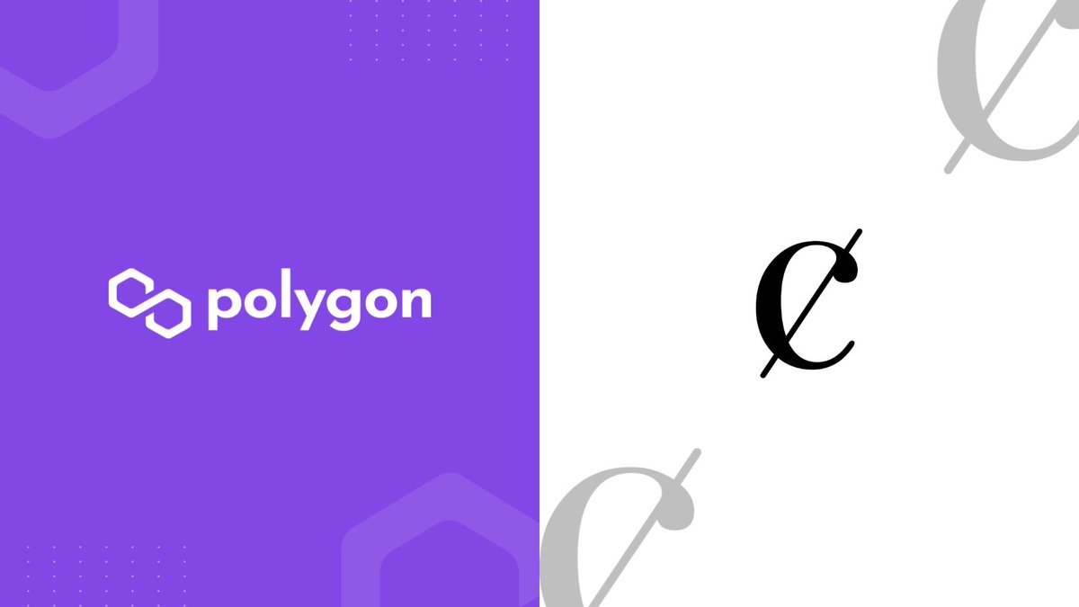 0xPolygon's tweet photo. 1/2 📢 @Cent is coming to Polygon PoS!

🚀 Cent’s integration with #Polygon PoS and relayer protocol @Biconomy removes the barriers that many non-technical people and creators associate with the NFT minting process. 

🌐 Learn more: https://t.co/JAKKqVcAHs https://t.co/VX88EpJw7j