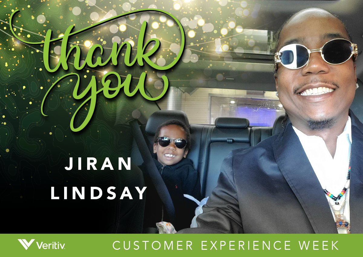 Veritiv's tweet photo. We’d like to shine a spotlight on Jiran Lindsay for his dedication to his customers in the Northeast. One of Jiran’s internal customers expressed their appreciation for how quickly he responds to their needs – especially with same day orders. #CustomerServiceWeek https://t.co/l8KL2YYc7M