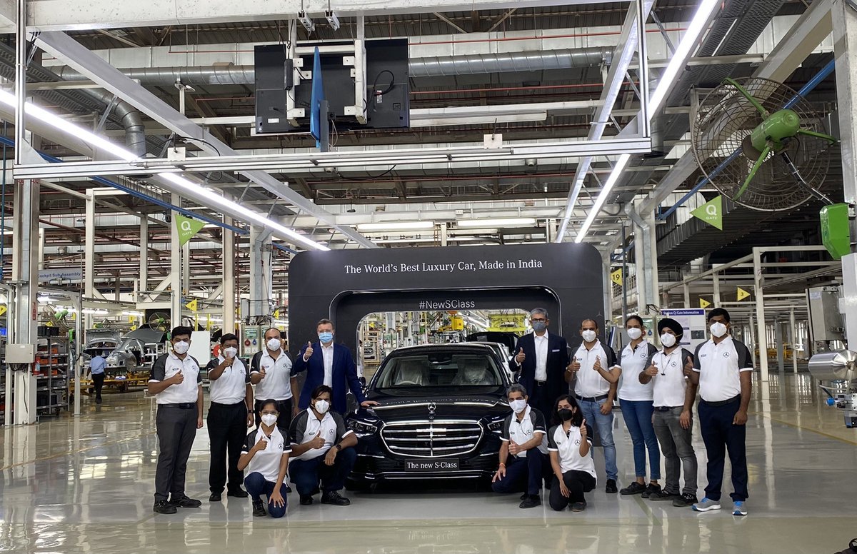 U may say its just another car. But there’s something very special abt the Mercedes-Benz #SClass. Was a matter of pride when the prev gen began assembly in India. Gr8 that the new gen has also achieved that today. 2021 World Luxury Car now made in India. SVP pic via @ShekharDC