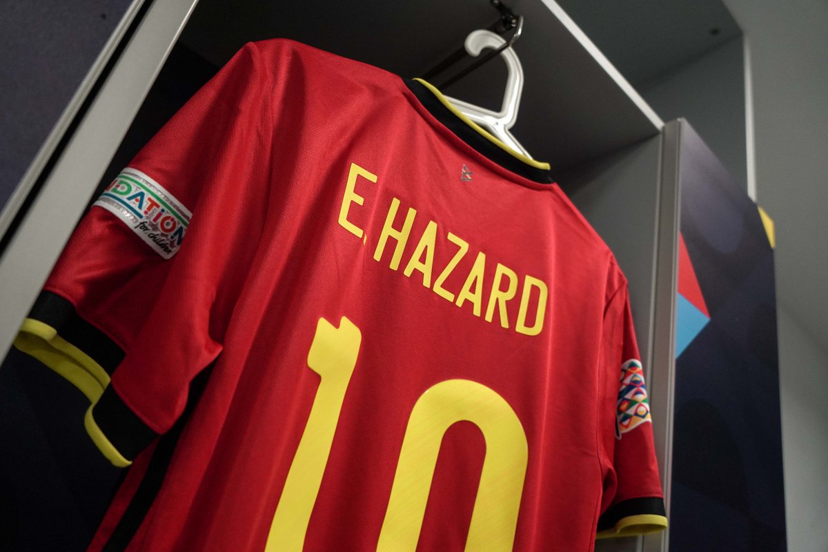 WeBelgium's tweet photo. Final Four vibes. 👕 #BELFRA #DEVILTIME https://t.co/8C5cyhrCAA