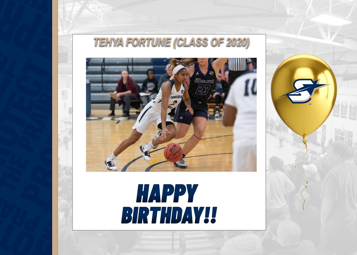 HAPPY BIRTHDAY to alumni (Class of 2020) Tehya Fortune! Have a great day T! 🤩🏀🎂🎉 #PrairieStarBirthday