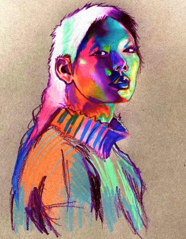 If you have blank canvas, why not push it as far as it'll go? In love with these super-colorful pencil works by umbrous art on Instagram. Go have a 👀 👉 bit.ly/2YpshYT