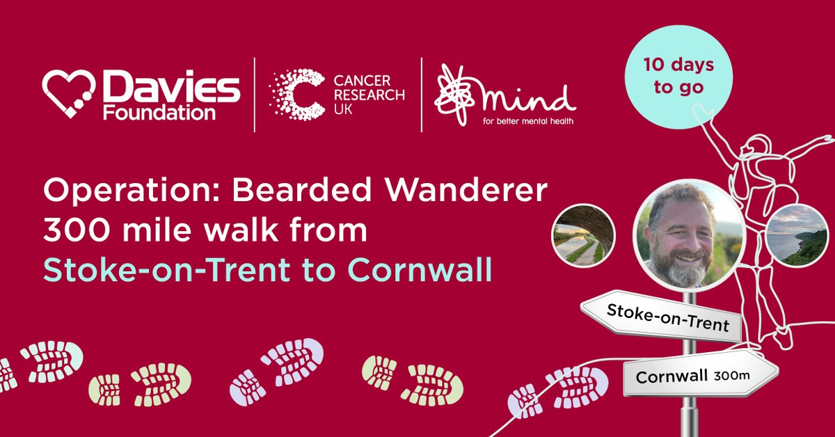 Best of luck to Paul in our Business Change team in the final preparations for his 300 mile charity walk! 🚶🚶‍♀️

Follow <a href="/OperationBeard1/">Operation: Bearded Wanderer</a> to keep up with his progress &amp; sponsor his herculean effort here: ow.ly/uGd850GnPZY