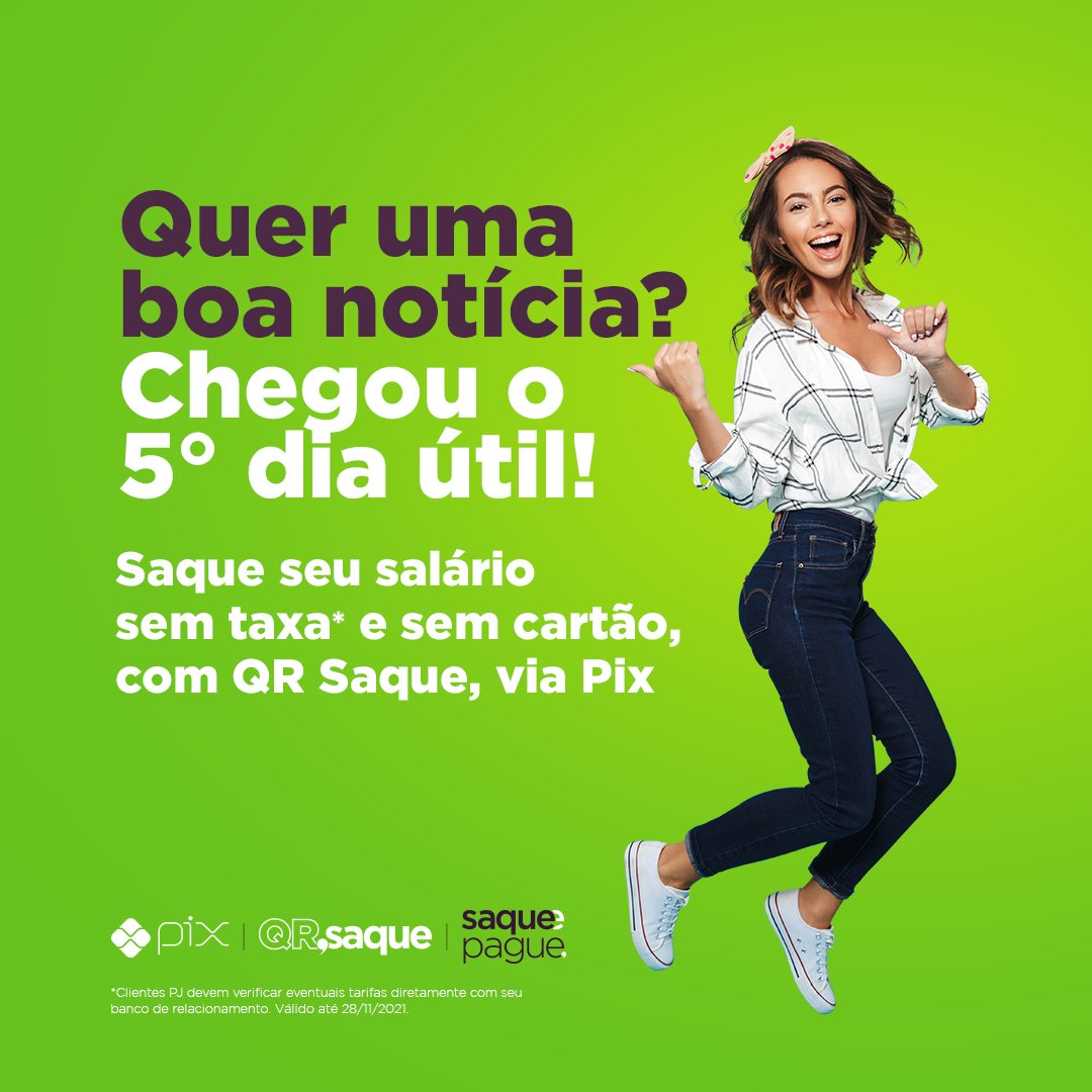 saquepague's tweet photo. Dia de pagamento é só alegria! 

Faça seus saques pelos terminais sem pagar nenhuma tarifa .

Aproveite!

 Válido até 28/11/2021

https://t.co/TlU3S8irq4 
.
.
.
#saqueepague #QRSaque #LiberteSeuSaque #LiberteSeuCartão https://t.co/BS3I90m9ru