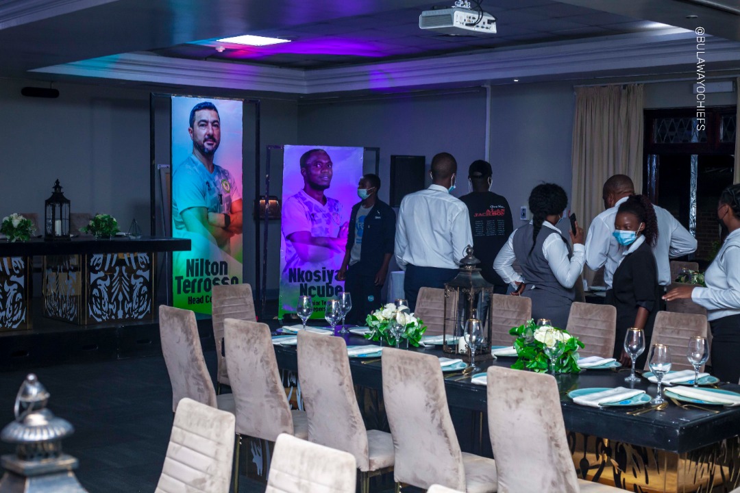 BulawayoChiefs's tweet photo. In the true standard of the Ninjas, we are all set to Introduce Coach Nilton Terrosso to our Ninjas.
We love to Slay
#ChiefsDinner #CrestaNinjas https://t.co/epVrPiV1zI