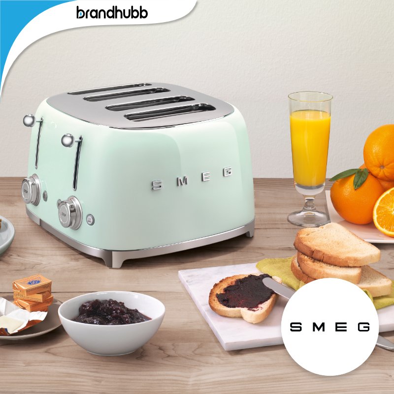 We vote for no more burnt toast! No brand is more reliable to keeping its promise as SMEG. Stylish and multi-functional to ensure not only elegance on the outside, but also ensuring an even tan on those buns... 
#SMEG #kitchen #appliances #toaster #shoponline #brandhubb