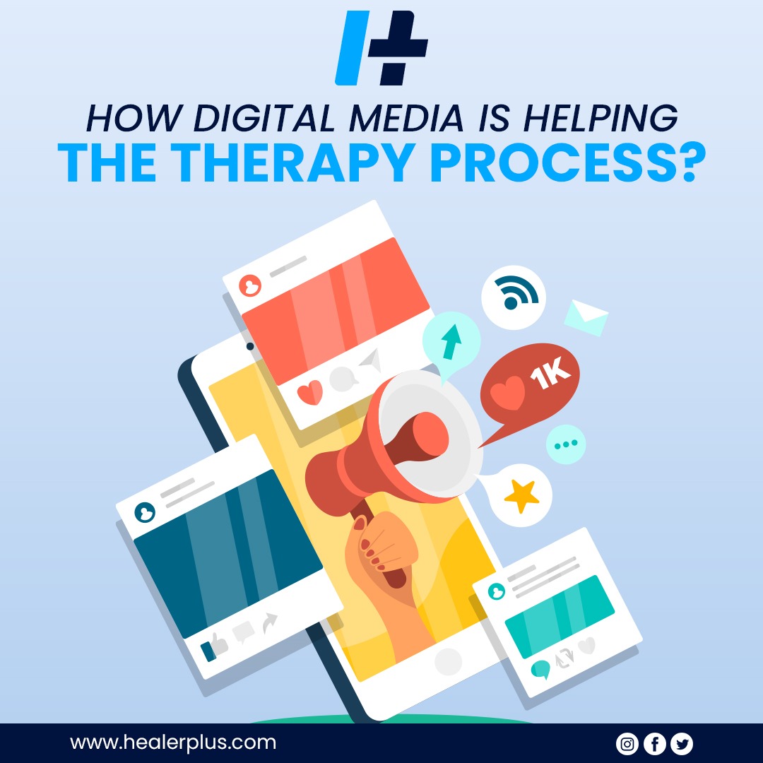 Different ways in which digital media is upgrading the healthcare process are:

✔Making Therapy Accessible
 
✔Helping in Promoting Experiences
 
✔Eliminating the taboo
 
✔Making People Aware

✔Upgrading Individual Experiences
healerplus.com