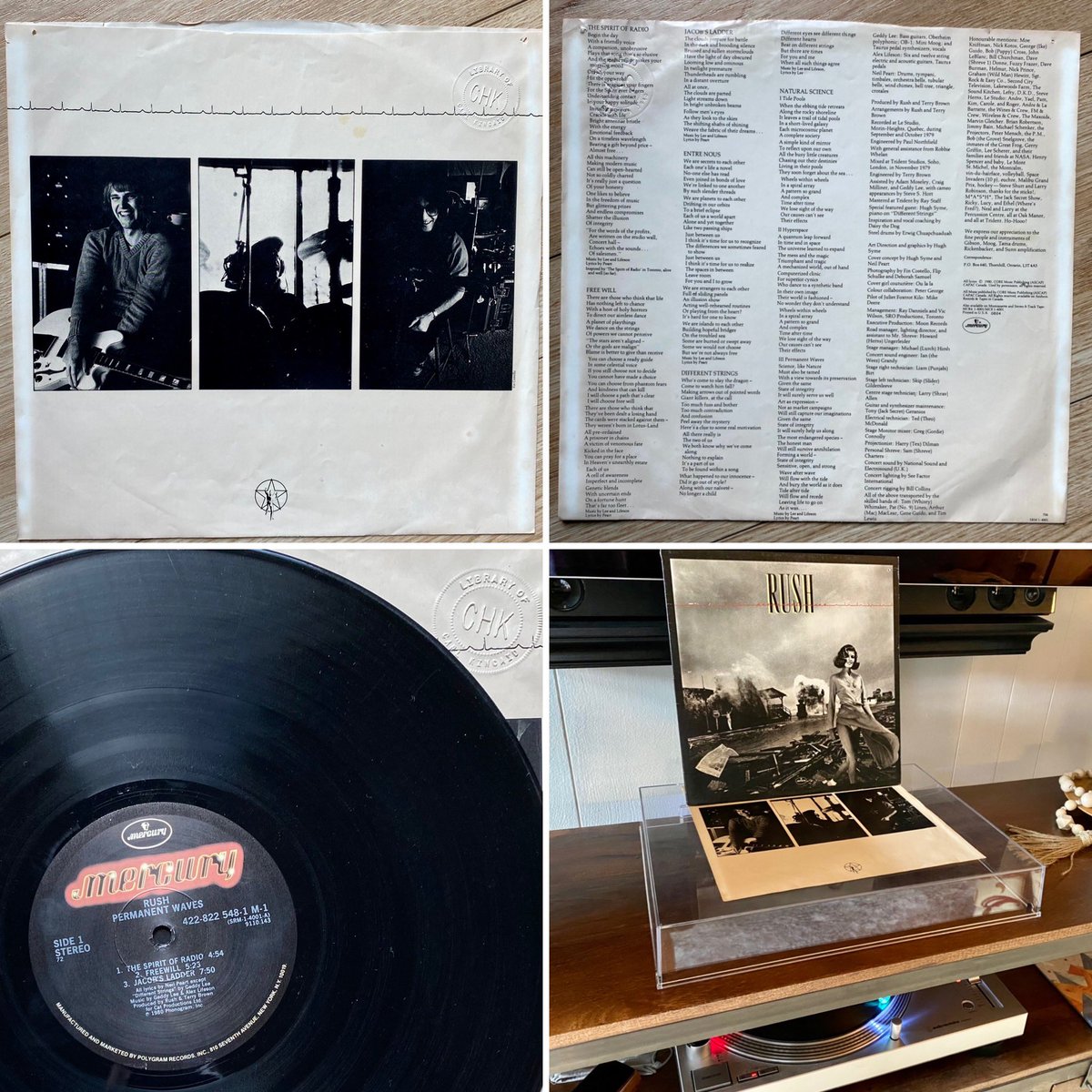 CMoneyKS's tweet photo. #ThursdayNoonVinyl #RUSH #PermanentWaves #NeilPeart #GeddyLee #AlexLifeson #TheSpiritOfRadio #FreeWill #ProgRock #ProgressiveRock #ProgSnob #Prog #PolyGramRecords #1980 https://t.co/qQjHdxsfNc