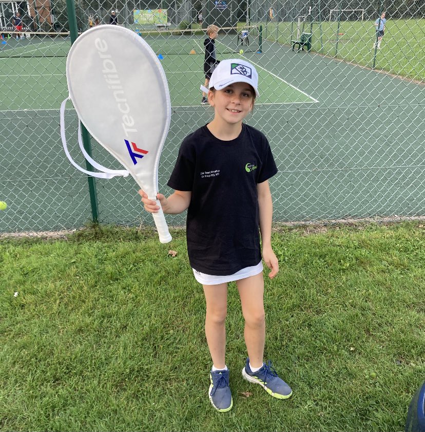 Great to see one of our Amesburians raffle a tennis racket to raise money for the fantastic charity <a href="/BItennischarity/">Bright Ideas for Tennis</a> 🎾 #fundraising #TrulyIndependent #AmesburySchool