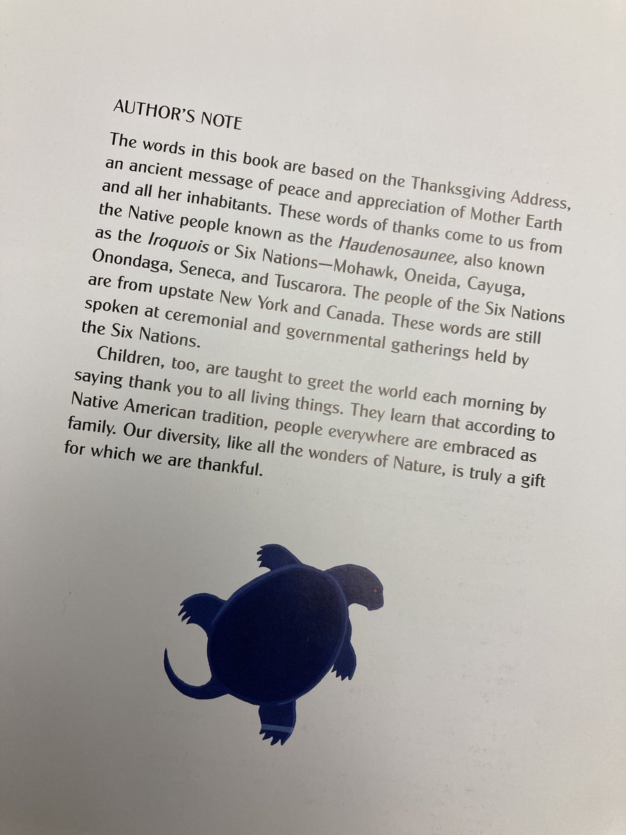 Ms_EMcCann's tweet photo. The #Haudenosaunee #ThanskgivingAddress in this beautiful #MentorText inspired our #QuickWrites today 🐢 We wrote a #TopTen list of the things that we are #Grateful for 💝 #MindsetMatters #AttitudeOfGratitude https://t.co/K9FQEsOuo7