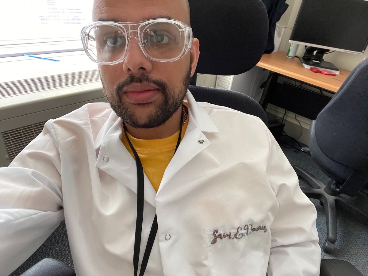 NIST's tweet photo. Samuel Escobar Veras, a Pathways student studying a set of chemicals called PFAS in firefighter gear and at emergencies. He learned the value of serving others from his father, and the way to pick and fight battles from his mother. 

#HispanicHeritageMonth https://t.co/hnt0C733Jf