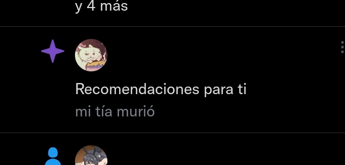 pero twitter pq me recomiendas esto si te dije q tenía un tío muerto <a href="/Twitter/">Twitter</a> q no se vuelva a repetir