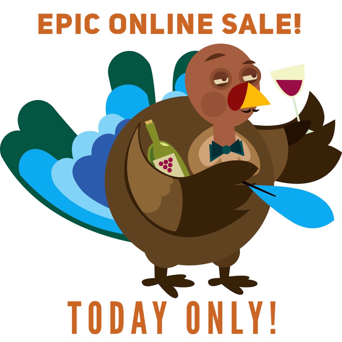 Epic online wine sale today only! Check out the savings here: vinearts.ca/shop/on-sale/. Lots of great Turkey dinner options and other gems just for fun. Gobble gobble YYC!