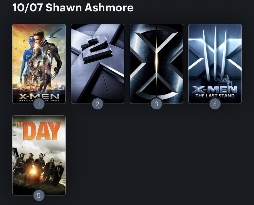 Hoy cumple años el actor Shawn Ashmore (42). Happy Birthday ! Aquí mi Ranking: 