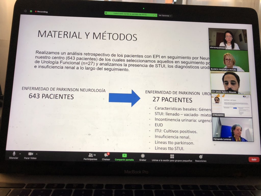 Sesión de C-L en #GUFFU21 con dos presentaciones de la Unidad de Urología Funcional del H. Puerta Del Mar de Cádiz con @BlancaMP1 y @avictoria_ojeda a la cabeza. Trabajos interesantes y educativas. Enhorabuena a todos los ponentes. @InfoAeu @ResidentesAEU