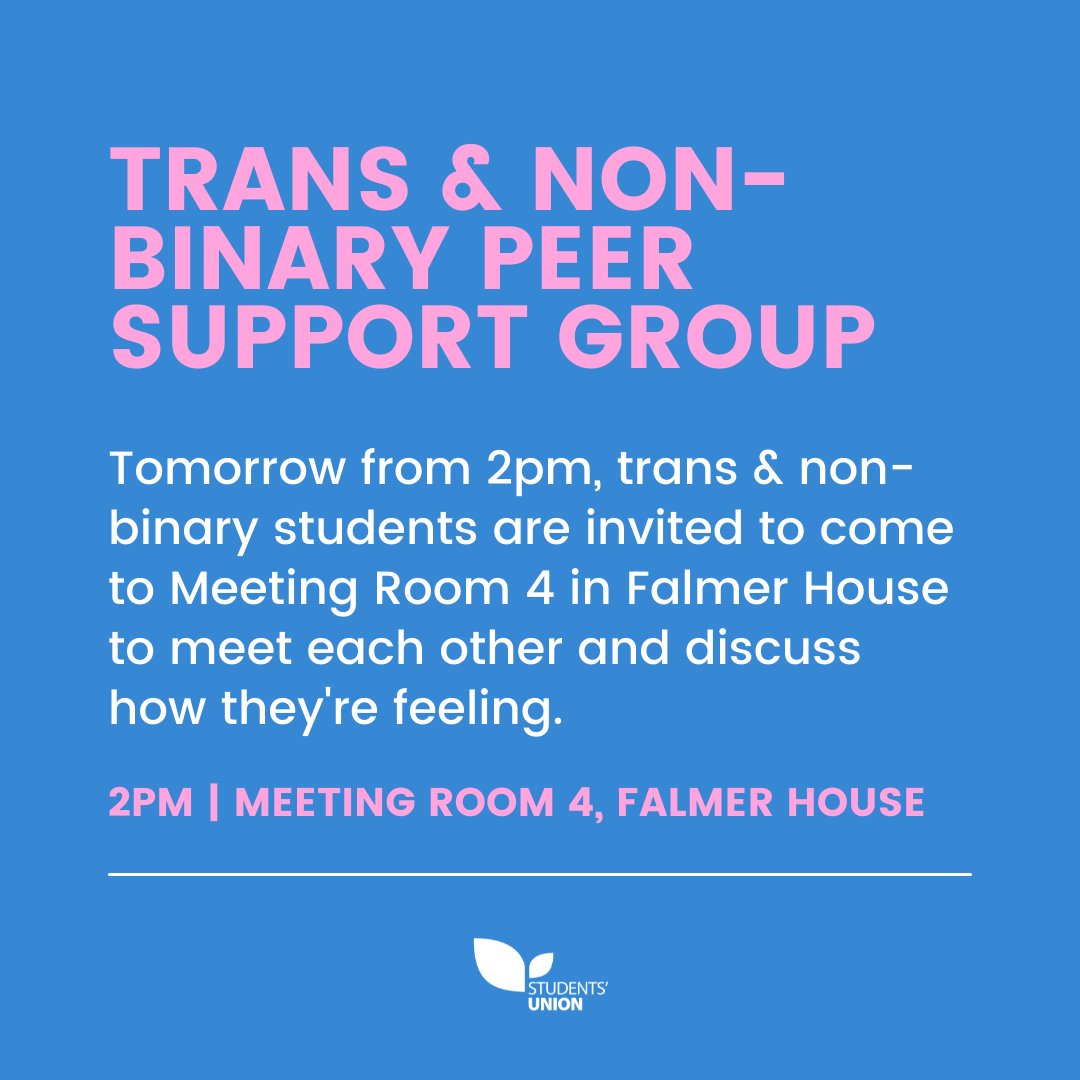 University of Sussex Students' Union tweet media