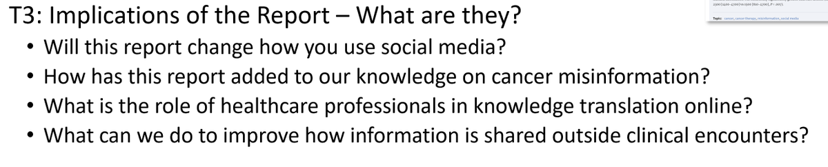 CARO Education Session 4 SoMe & Professionalism tweet media