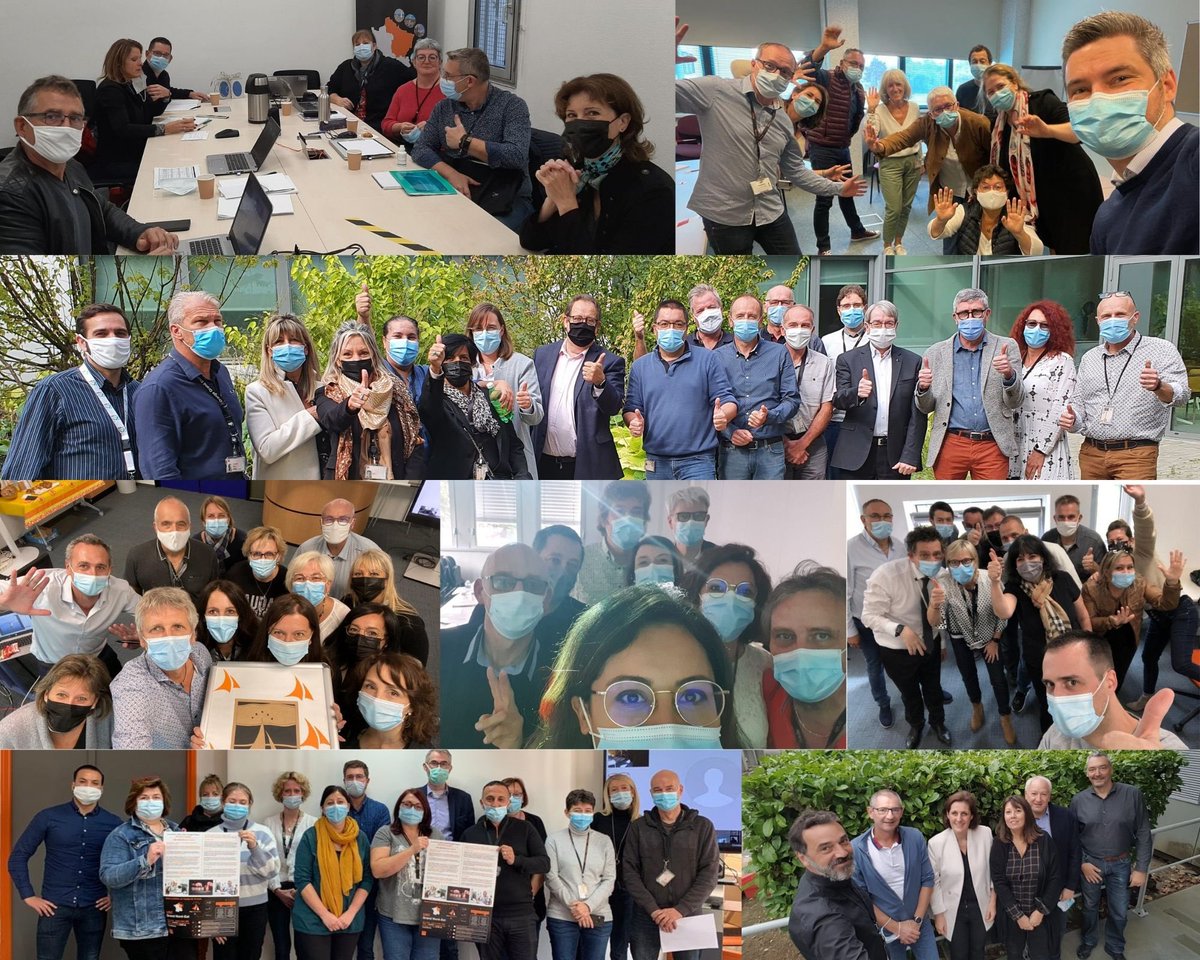 halbzajt's tweet image. Un retour au travail collectif en phygital avec l'ensemble des managers de l'Unité Service Client Grand Nord-Est, pour lancer et partager notre feuille de route. Heureux de les revoir et fier de leur engagement  au service de l'excellence client  #CapExcellence  @LudovicGuilcher