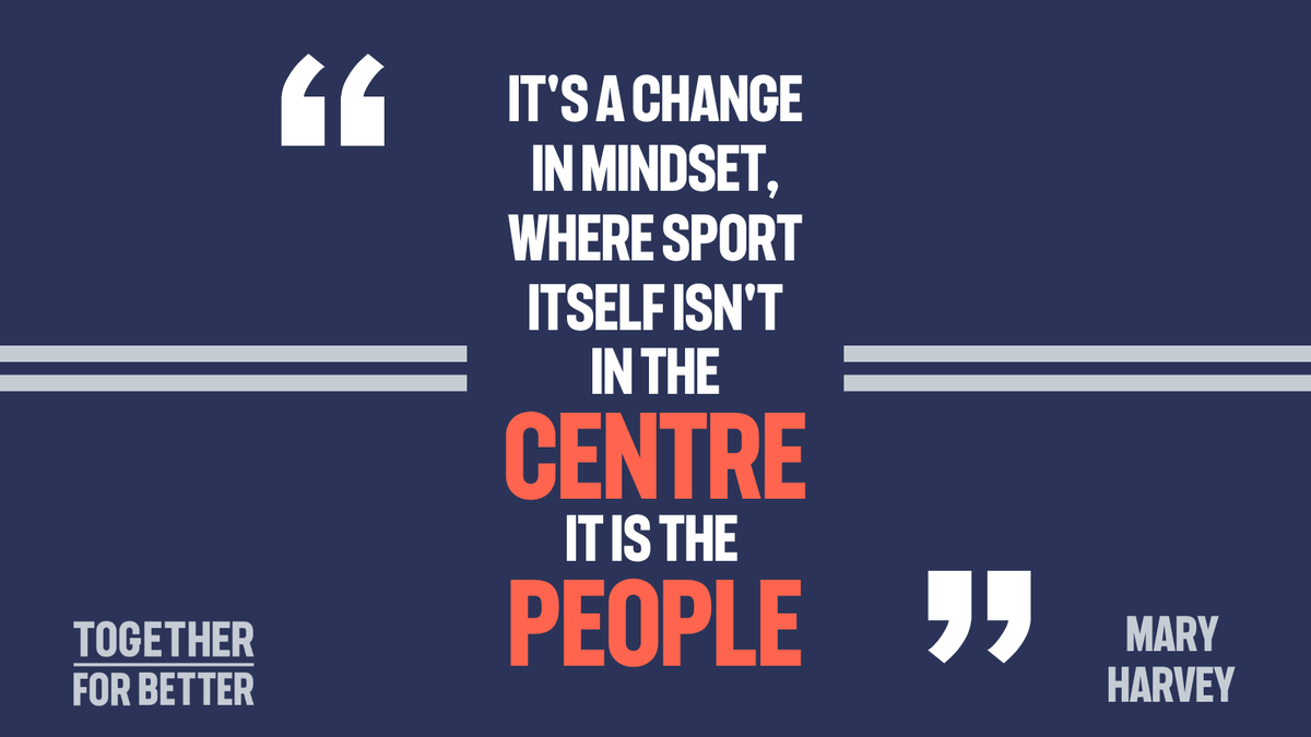 SportandRights's tweet photo. Wrapping up #SCF21 some wise words to take away from Centre CEO @maryvharvey 👇 #TogetherForBetter https://t.co/2OHWXM750U