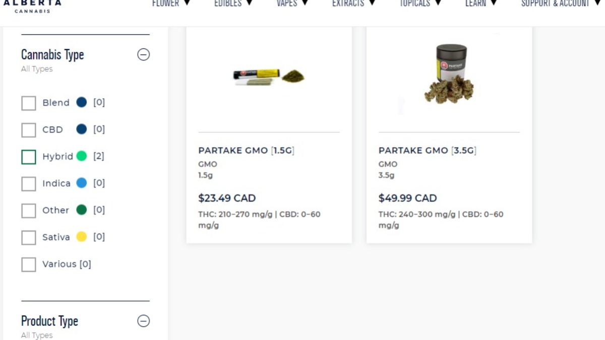 We're live on Alberta Cannabis!🥳! Check out #realcraftflower at your local dispensary or online. GMOooh!