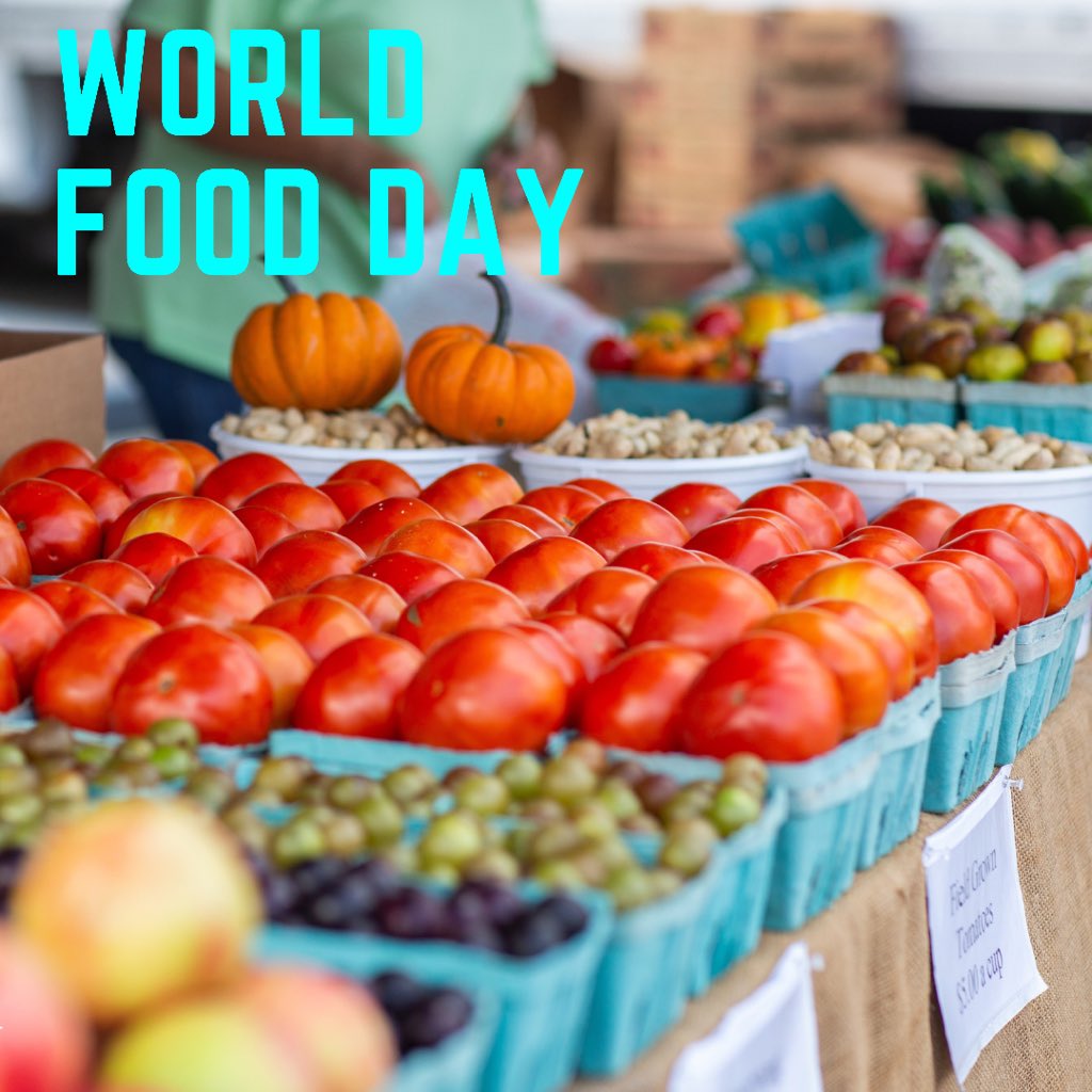 Grab a few canned goods for donation and spend your Saturday morning with us! World Food Day is this month and we’re teaming up to do our part to feed the hungry in our community.🍽Stop by and donate at the info tent (near the cinema) to receive $2 in market bucks!
#WorldFoodDay