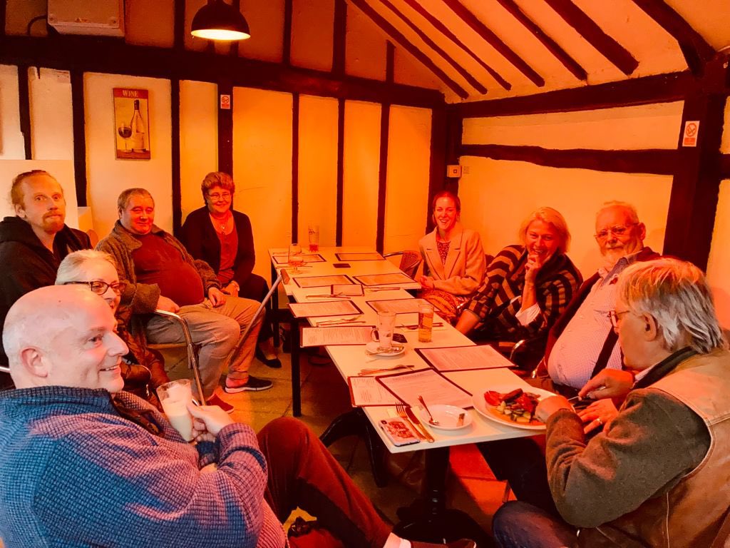 A fabulous meeting last night, it felt so good to be face to face again……..keep your 👀 peeled for November’s meeting