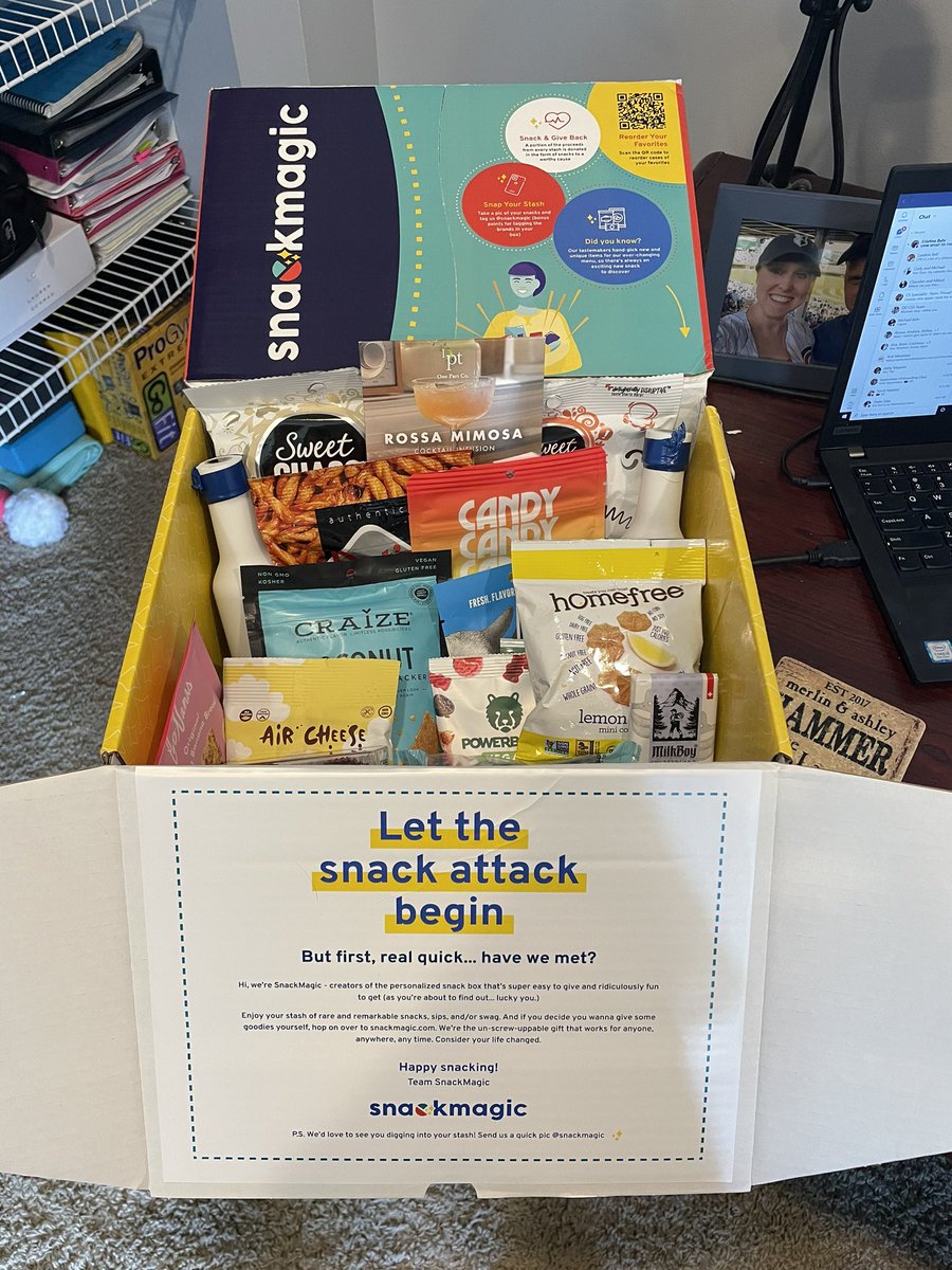 MrsMCHammer4's tweet photo. Thanks @LifeAtConga for the awesome @snackmagic box!! Life is always better with snacks ;-) #CongaWay https://t.co/gLUsryLd7j