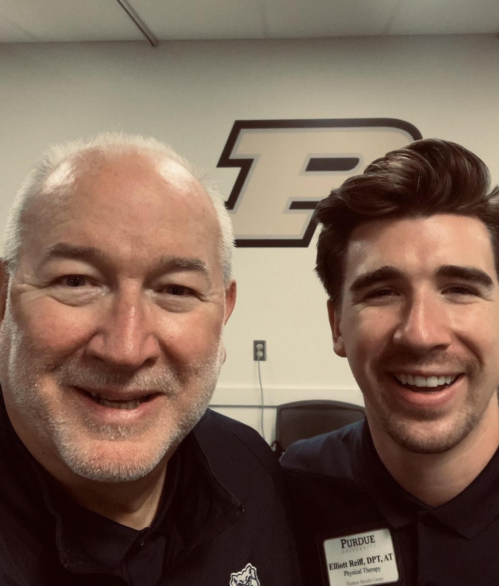 Happy Thursday | <a href="/HKPurdue/">Purdue H & K</a> | <a href="/ElliottReiff/">Elliott Reiff</a> | thrilled to lecture to Purdue athletic training students + visit Dr. Reiff.