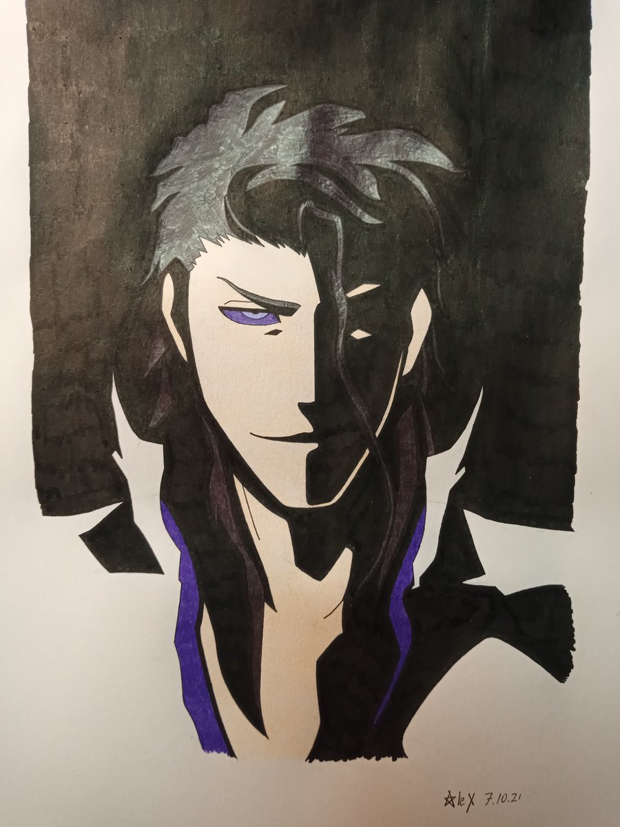 Teh_Legendary's tweet photo. "All people,
imitations of apes,
All gods,
imitations of people"
#bleach #bleachfanart https://t.co/GNojHrqaIt