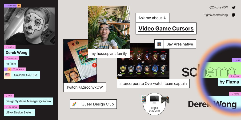 ZirconyxOW's tweet photo. Hey there #schema2021! Plant daddy and designer from #LifeAtRoblox. Proud #QueerDesignClub member! https://t.co/buvNLfgWud