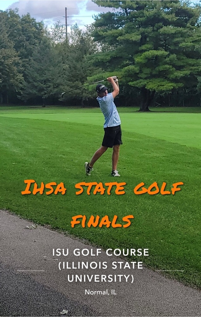 Good luck to Mason Seymour, JCHS Panther Golfer, at the IHSA Golf State Finals on Friday!