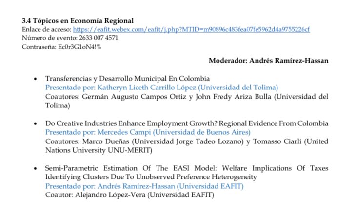 jaime_bonet's tweet photo. Mañana viernes 8 a las 10:00 AM en el congreso de la @economia_red No se pierdan esta sesión en economía regional, el acceso es gratuito https://t.co/fSclZNOJzd