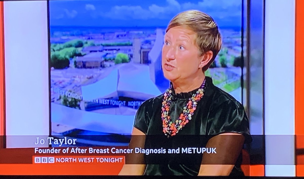 Just seen the awesome Jo Taylor from <a href="/abcdiagnosis/">Jo Taylor BEM</a> on <a href="/BBCNWT/">BBC North West</a> with <a href="/RogerJ_01/">Roger Johnson</a> 

If you want to know more about breast cancer Jo is a great lady to connect with. She is such an inspirational woman. 

web link on her bio

#darkpink 

❤️JT