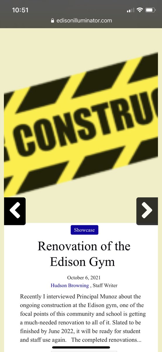 Read the whole story from Hudson interviewing Principal Muñoz