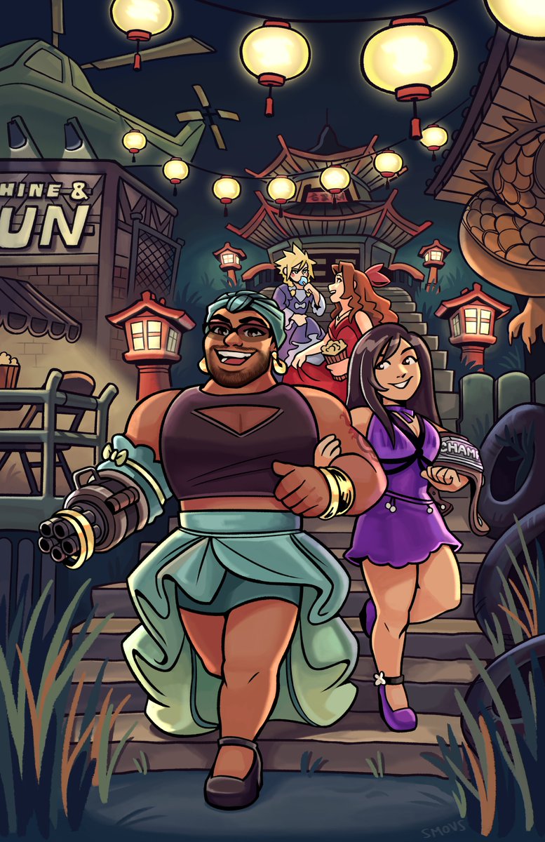 smovs's tweet image. delighted to share my full Miss Barret illustration, thanks to the team at @barretzine for a kickass project