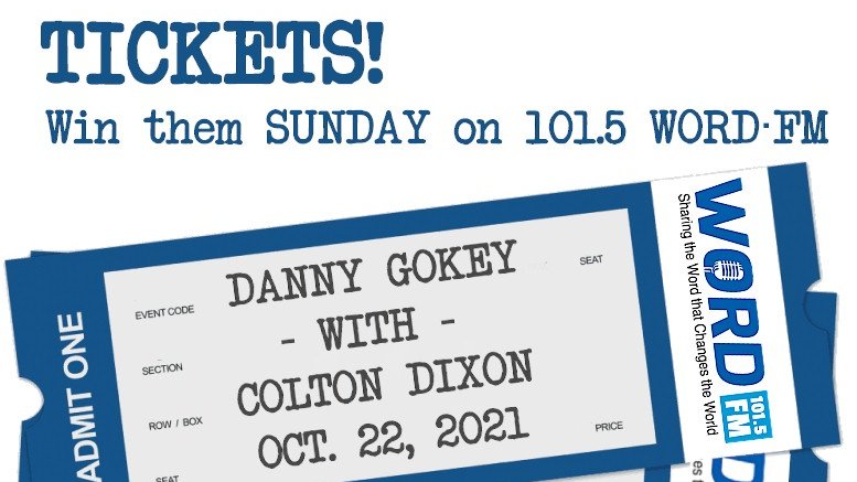 You can win these Sunday afternoon (10/10) on <a href="/WORD_Pittsburgh/">101.5 WORD-FM</a>! Be sure to tune in.
#ColtonDixon #DannyGokey #concert #tickets