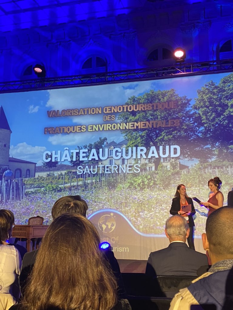 Wine Tour Booking (@winetourbooking) on Twitter photo Felicitations au <a href="/chateauguiraud/">つぶやきギロー</a> et au <a href="/MalarticLagrav/">Malartic-Lagraviere</a> pour leur prix <a href="/BestOf_Bordeaux/">Best Of Wine Tourism | Bordeaux</a> en pratiques environnemental! Felicitations au <a href="/chateauguiraud/">つぶやきギロー</a> et au <a href="/MalarticLagrav/">Malartic-Lagraviere</a> pour leur prix <a href="/BestOf_Bordeaux/">Best Of Wine Tourism | Bordeaux</a> en pratiques environnemental!