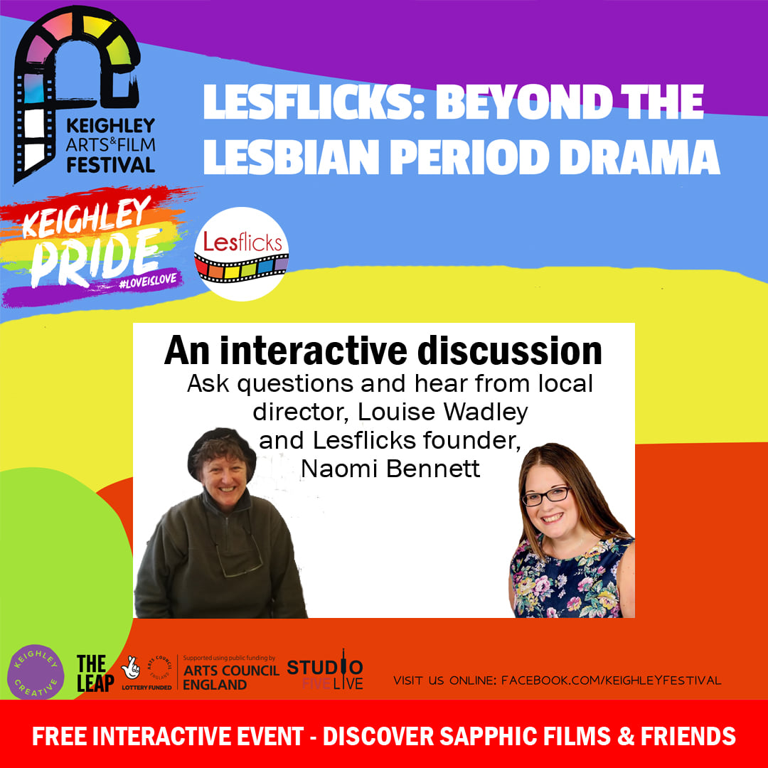Keighley Pride (@keighleypride) on Twitter photo Join us on Sunday 10 Oct at <a href="/KAFFestival/">Keighley Arts and Film Festival</a> for an exceptional event, talking all about lesbian and bi films released over the past few years. Join Q&A with the founder of <a href="/Lesflicks/">Lesflicks 🍿🏳️🌈home of #sapphicstoriesonscreen</a> and one of the Filmmakers! It's said to be a very interactive event at <a href="/Jamontop/">Jam on Top</a> from 5pm FREE ENTRY Join us on Sunday 10 Oct at <a href="/KAFFestival/">Keighley Arts and Film Festival</a> for an exceptional event, talking all about lesbian and bi films released over the past few years. Join Q&A with the founder of <a href="/Lesflicks/">Lesflicks 🍿🏳️🌈home of #sapphicstoriesonscreen</a> and one of the Filmmakers! It's said to be a very interactive event at <a href="/Jamontop/">Jam on Top</a> from 5pm FREE ENTRY