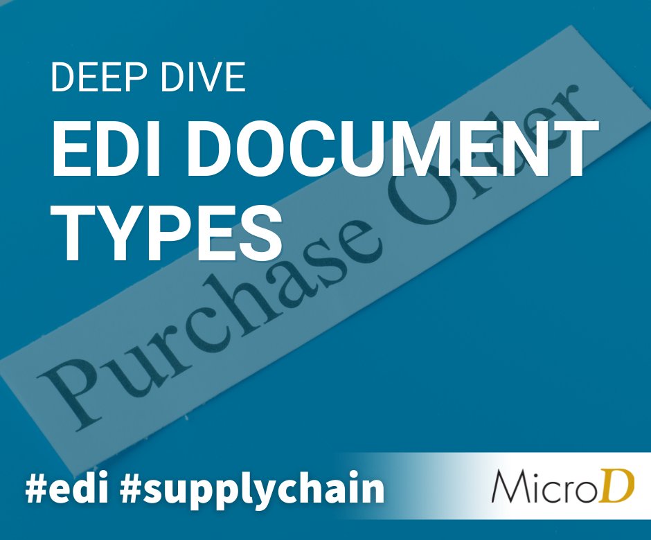 MicroDInc's tweet photo. ICYMI: Inventory and supply chain woes have driven the importance of EDI to the forefront. Get an understanding of EDI document types in this deep dive! #edi #supplychain #inventory https://t.co/cPf1jbX1cj https://t.co/3bjG38z76n