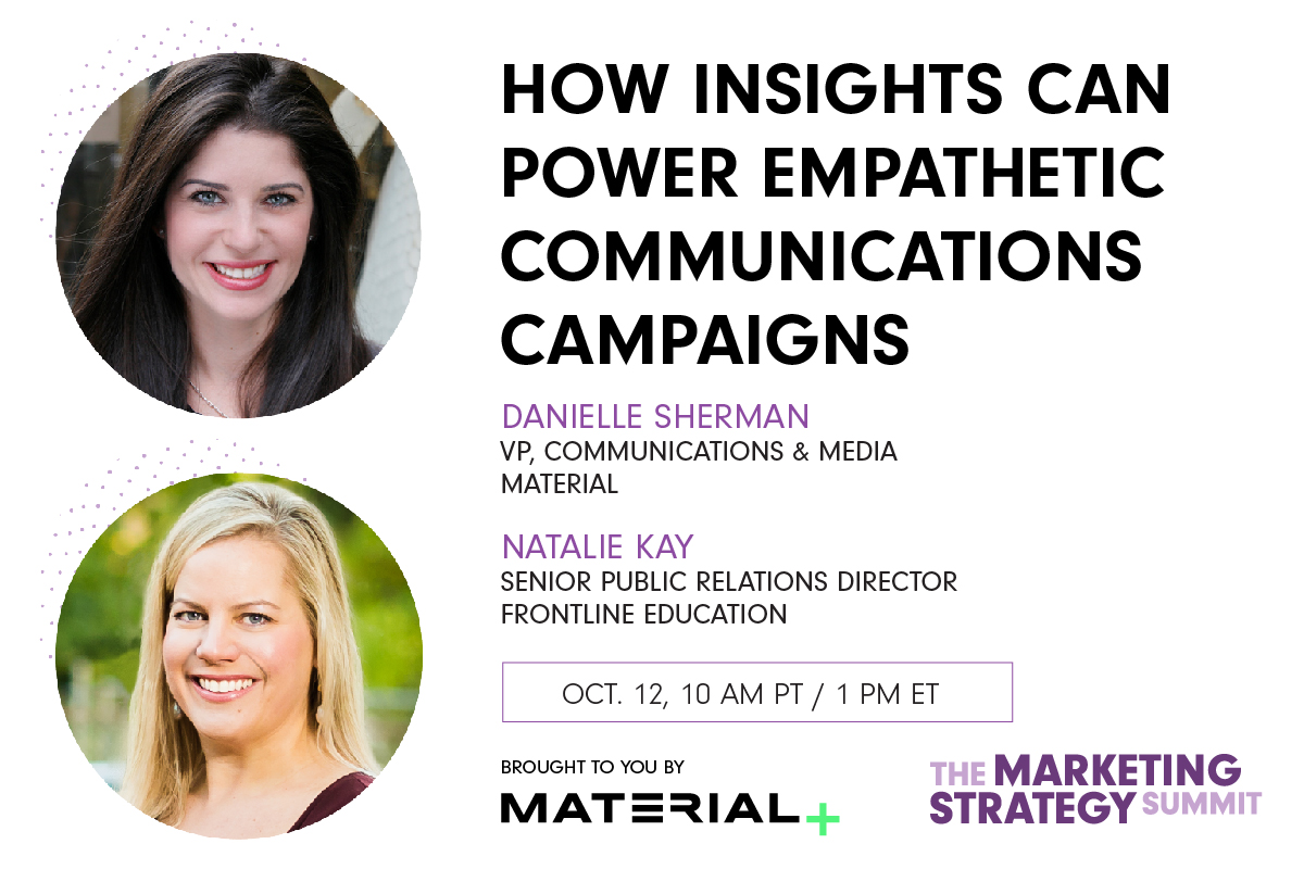Now more than ever, our #marketing and #communications content must be empathetic to what our audiences want—and what they need. 💜 

Learn how you can use #brandinsights to design campaigns that engage your customers and drive loyalty and connection: bit.ly/3kQQNuB