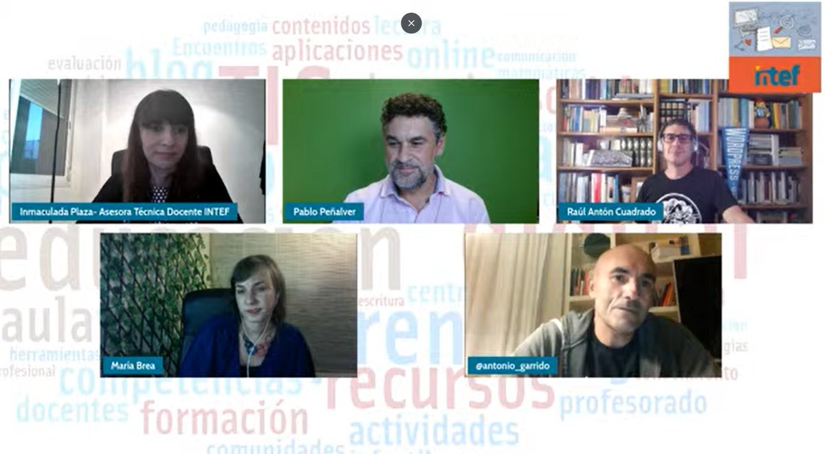 ventanadelcole's tweet photo. Centros educativos en red. Interesante sesión con @ppenalvera @rantoncuadrado @EducaINTEF @emebrea @antonio_garrido #EducCMooc #DirectoINTEF https://t.co/7P1A0DUVBx