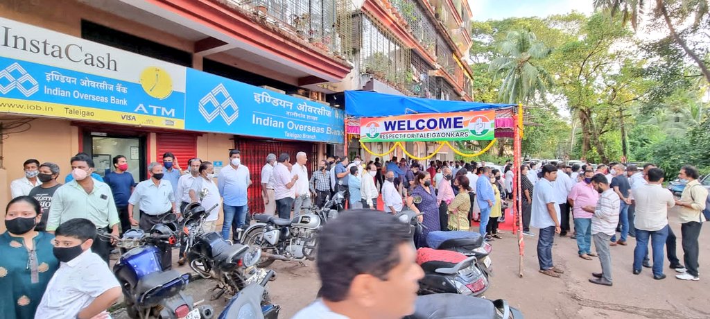 varadmardolkar's tweet image. Congratulations and Best Wishes to @INCGoa Taleigao leader Tony Rodrigues, Taleigao Block Congress, Youth, Mahila, Seva Dal, NSUI and entire Taleigao Congress Parivaar on inauguration of @INCGoa Taleigao Office at Taleigao.
#VoteForRespect
#RespectForTaleigaonkars