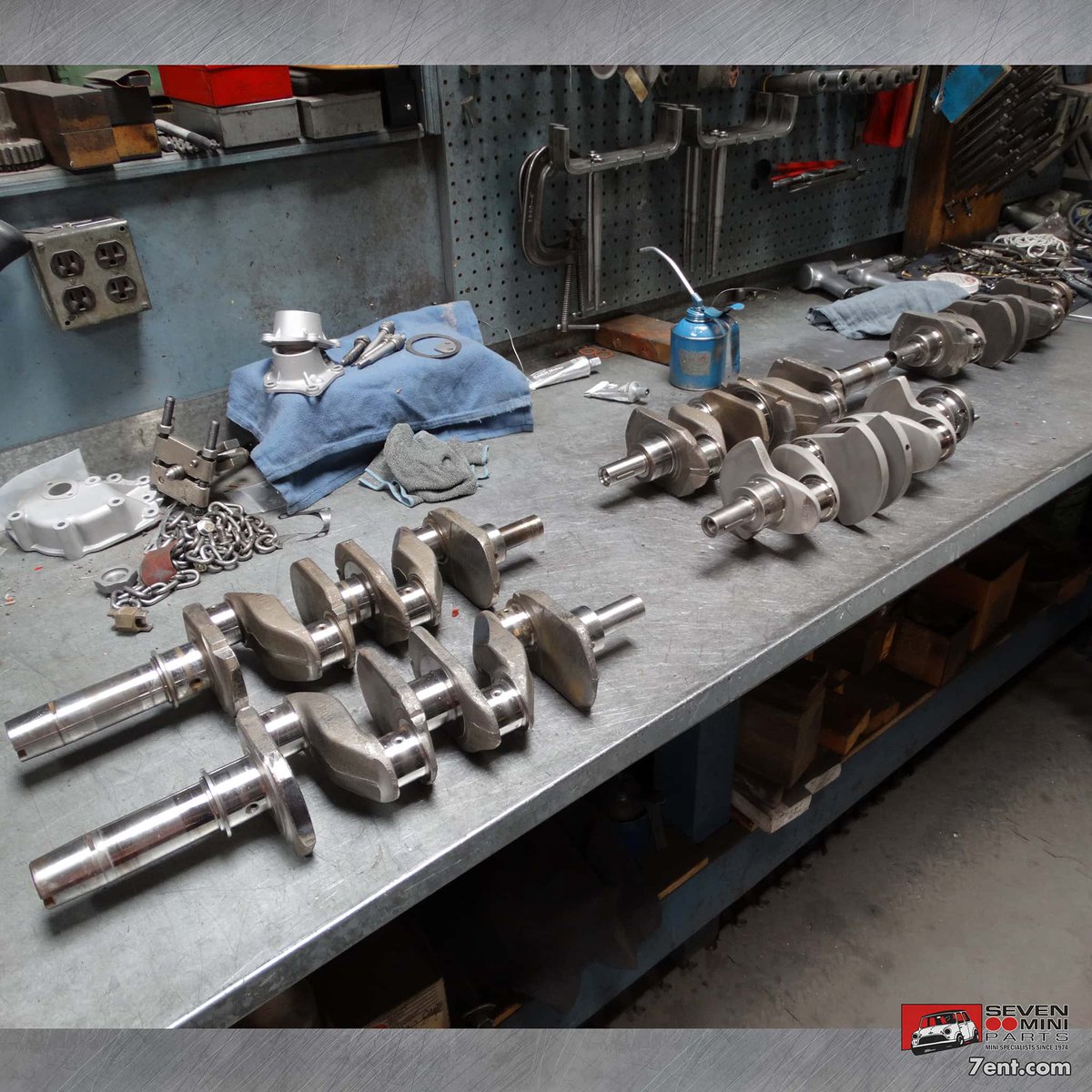 SevenMiniParts's tweet photo. Crankshafts, crankshafts everywhere... | https://t.co/gToiSUauMQ
#classicMiniParts #SevenMiniParts #classicminicooper #classicminiengine #classicmini #classicminis #mini #minis https://t.co/7NOI6U5f2I
