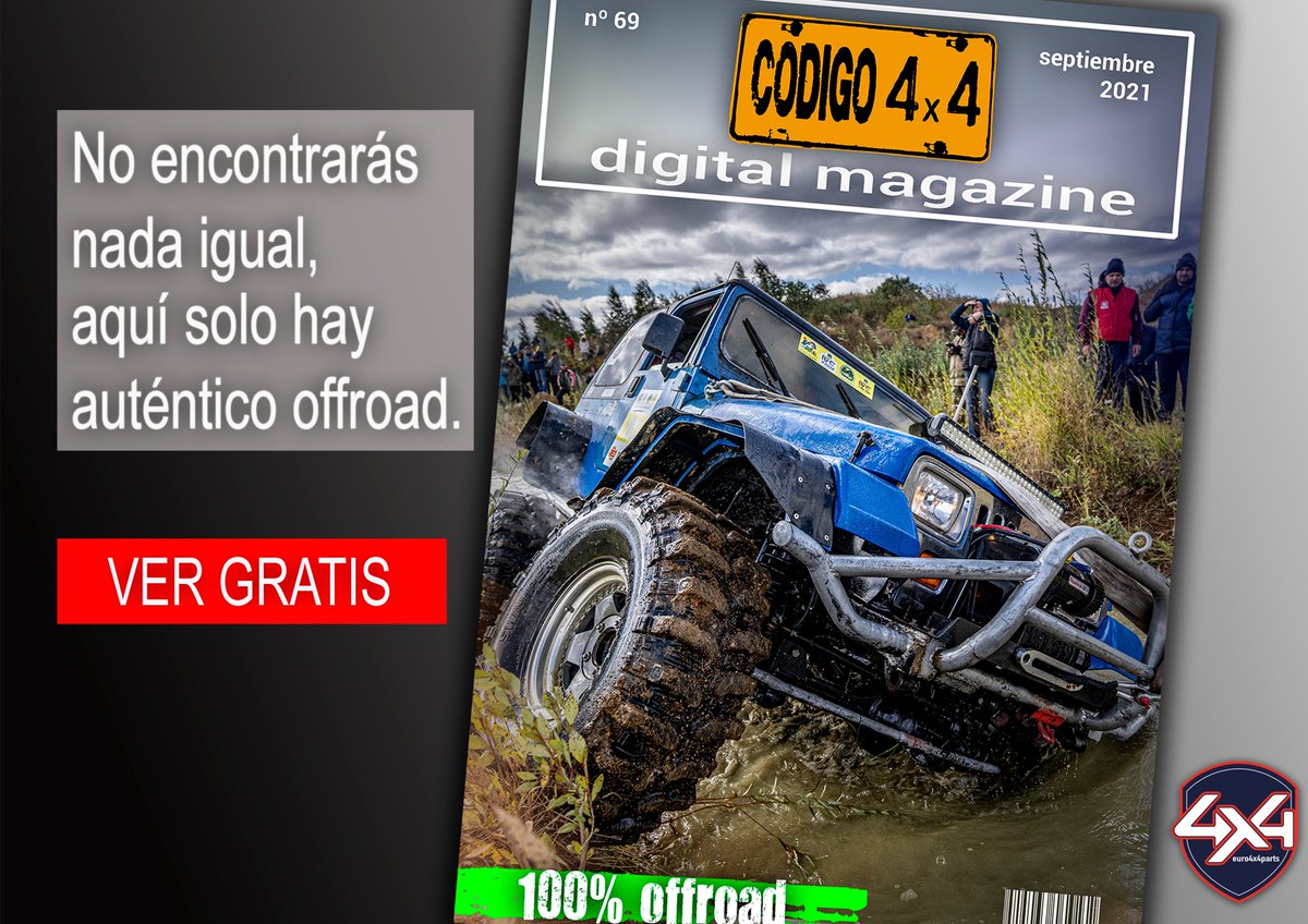 codigo4x4's tweet photo. ¿Has visto ya el # 69...?
AQUÍ ESTÁ...
https://t.co/VsJPfTzmTN
:
Nos une la misma pasión. https://t.co/ZofF8f5MOn