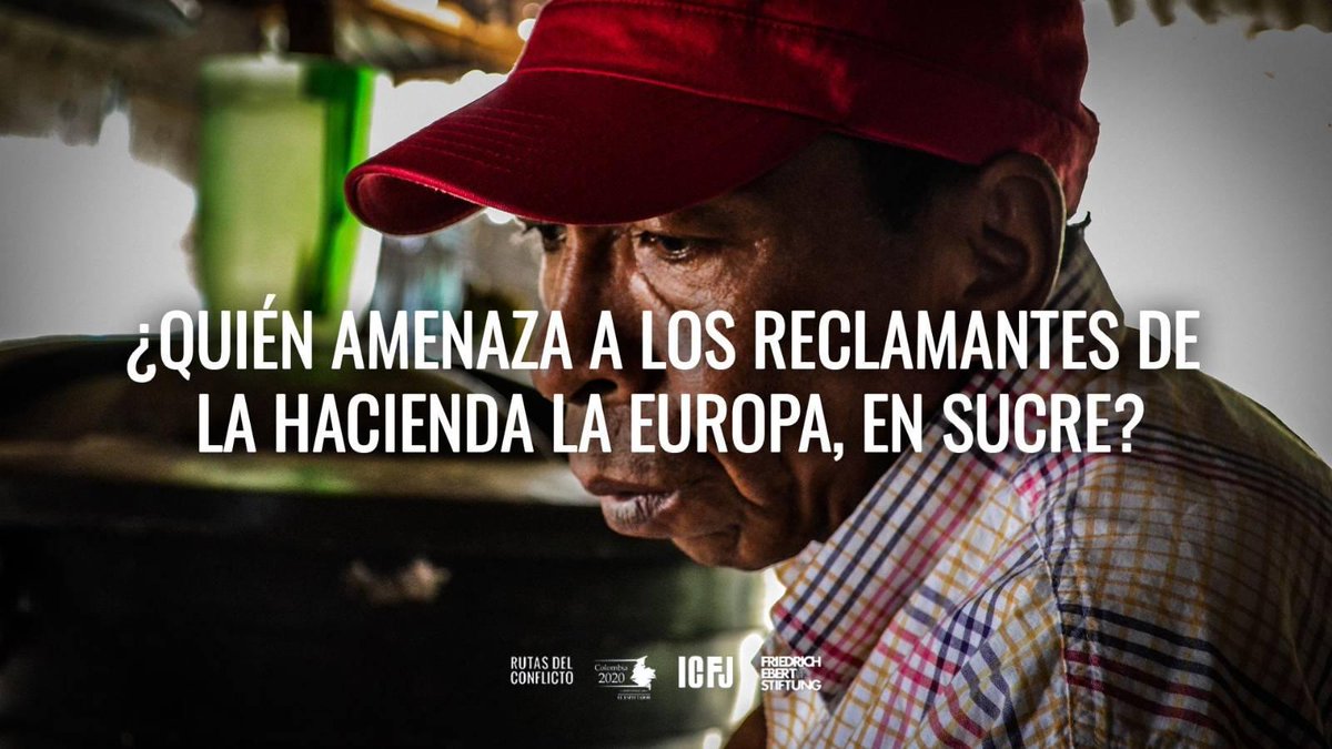 Andrés Narváez, uno de los líderes reclamantes de la hacienda La Europa en Ovejas, Sucre, durante años ha sido víctima de amenazas, desplazamiento y atentados. Sin embargo, aun no conoce el rostro ni los nombres de quienes han intentado silenciar su canto.
lapazenelterreno.com/quien-amenaza-…
