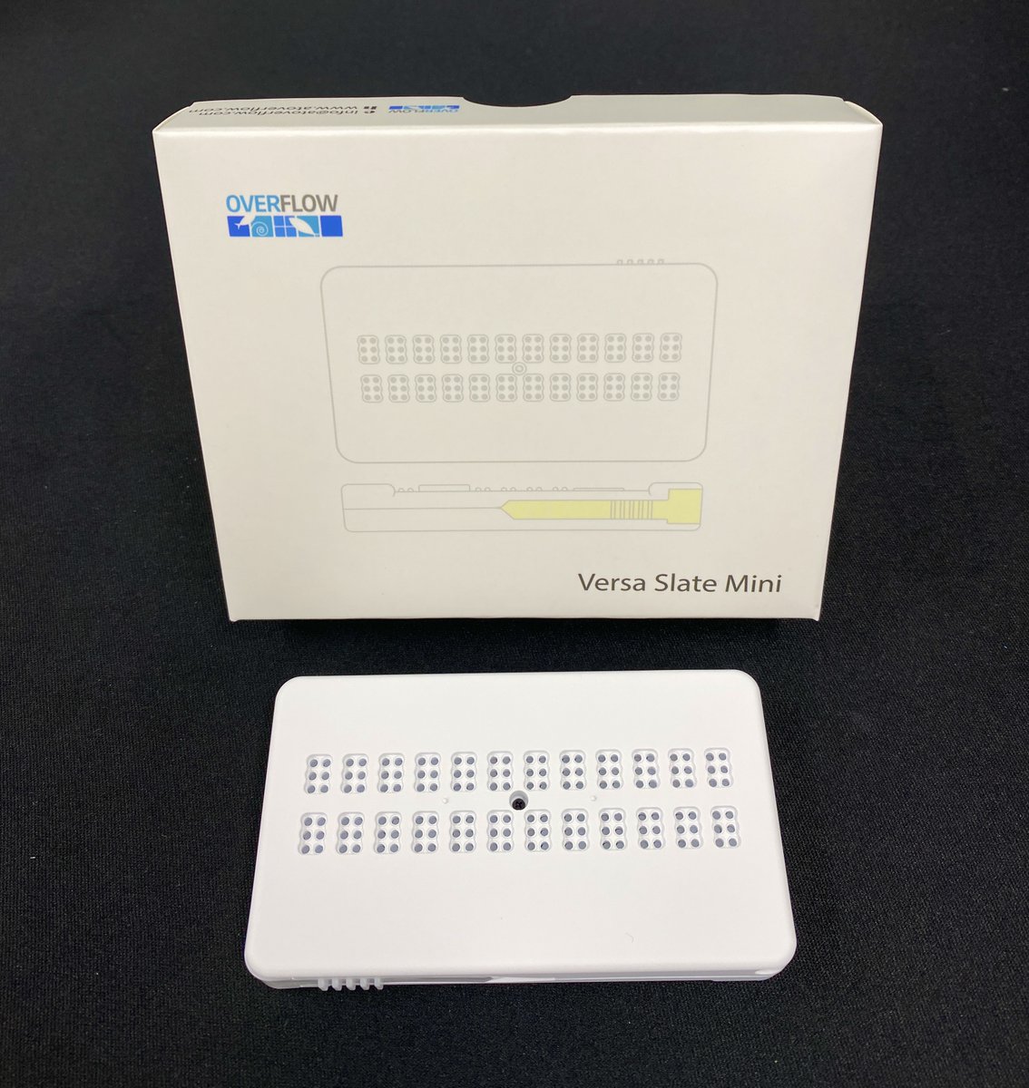 atguys's tweet image. 📝✍Introducing the Versa Mini, a 2-line by 12-cell paperless, erasable braille slate that easily fits in your pocket. This thing is tiny. buff.ly/3uSZqIE