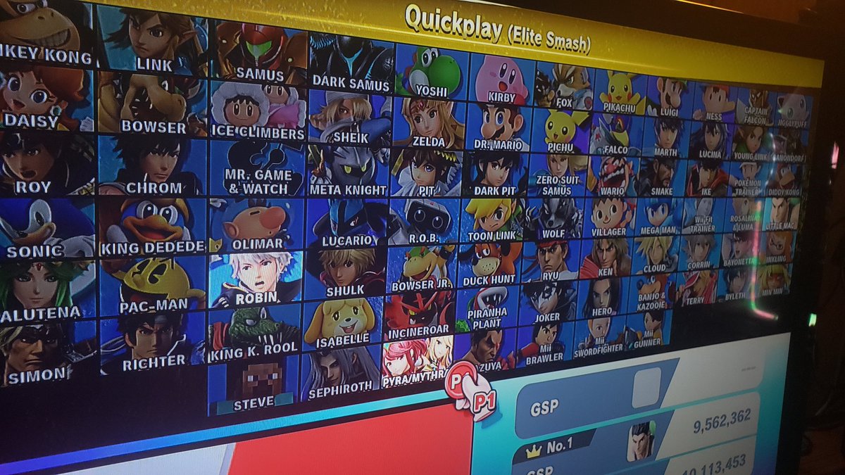 CrispyBanos's tweet photo. Sora's announcement made me want to get the DLC. So I did and then I somehow got Pyra/Mythra into Elite Smash in one day. 3 down 81 to go 🤣
#SmashBrosUltimate #NintendoSwitch https://t.co/u4jh2HeLou